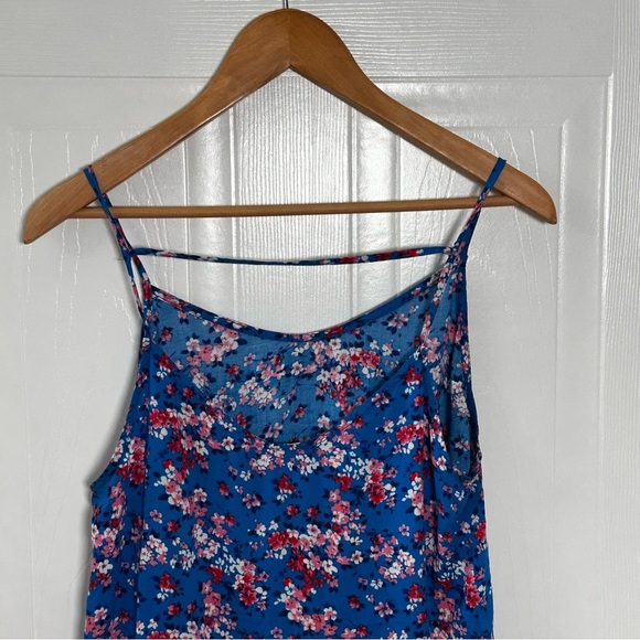 Pixley Floral Tank Top L – Boho Cami Summer Top Made in USA - Picture 4 of 7